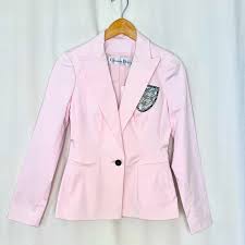 NWT Authentic Christian Dior Women's Pink Embellished Pocket Blazer size 4